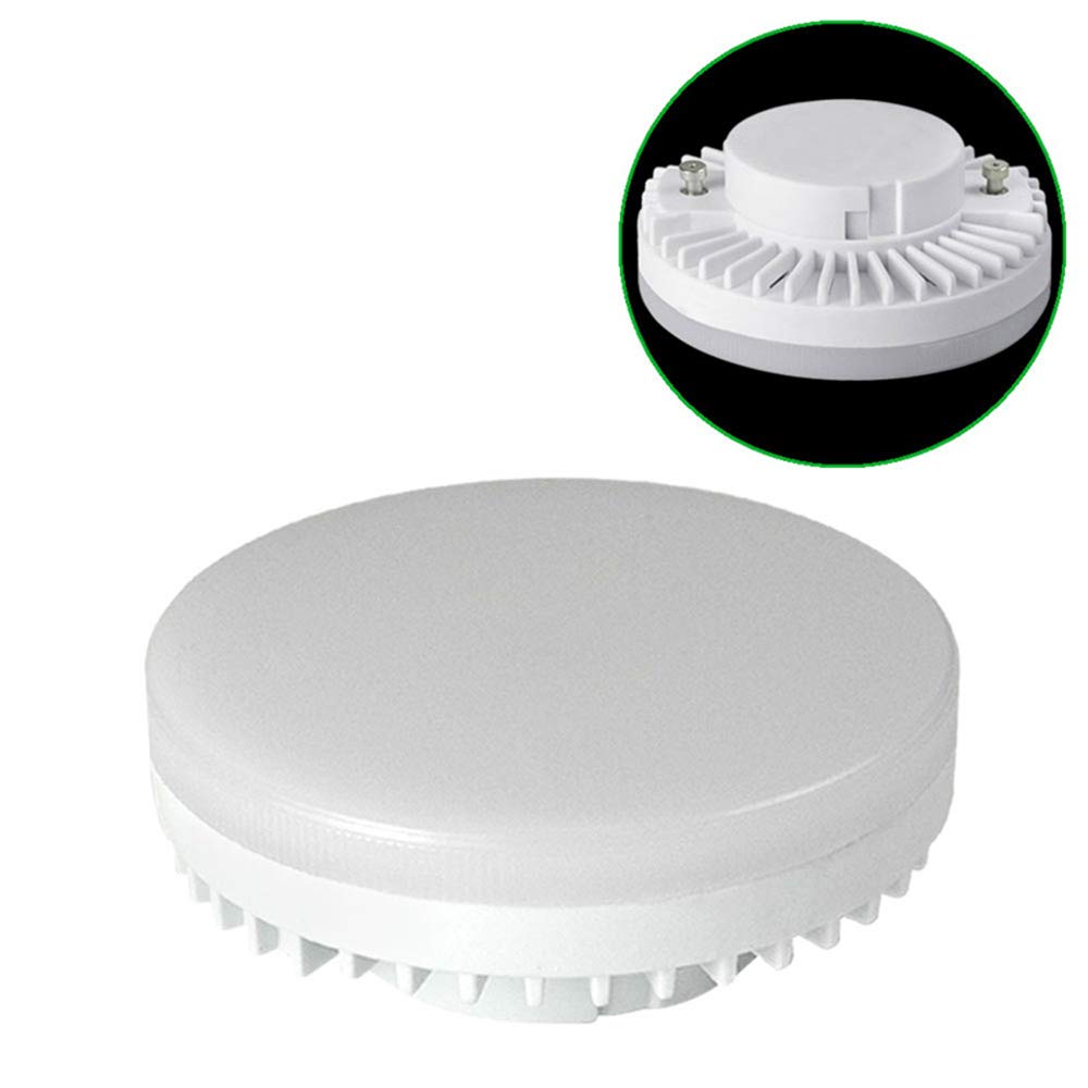 K JINGKELAI GX53 LED Bulbs 7W Warm White 3000K 700 Lumen Pack of 2, PC & Die-Cast Aluminum, CFL Replacement for Kitchen &