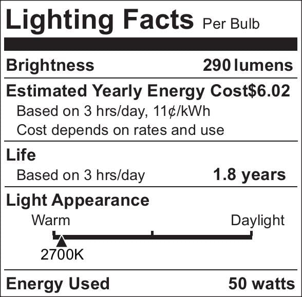 GODONLIF GU10 Halogen Bulbs, 50W, Dimmable, 2700K Warm White, Glass, Pack of 2