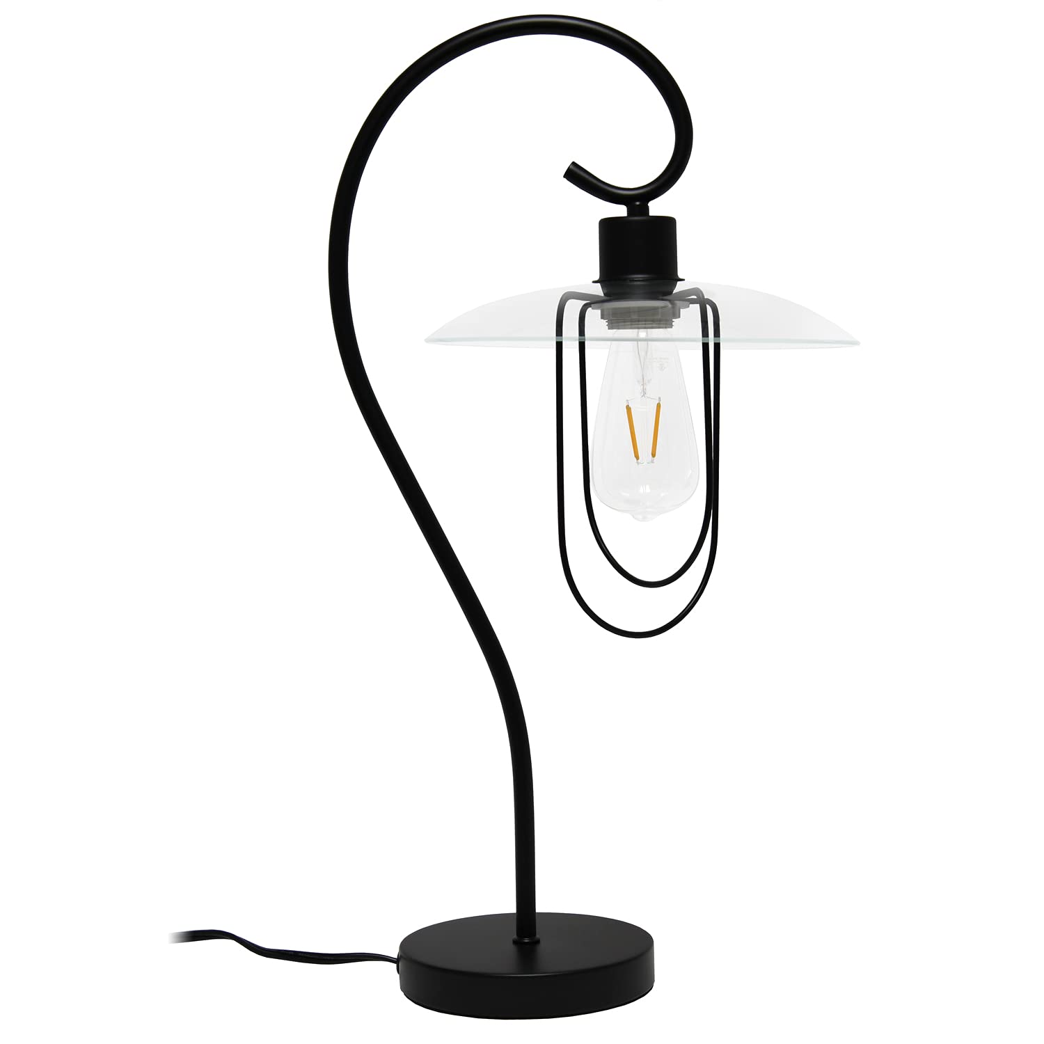 Lalia Home Studio Loft Incandescent Table Lamp, Matte Black (Lht-4000-Bk)