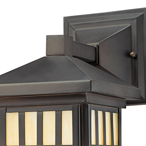 Westinghouse One-Light Exterior Wall Lantern, Steel, Oil-Rubbed Bronze, Model 6732800, 1 Pack