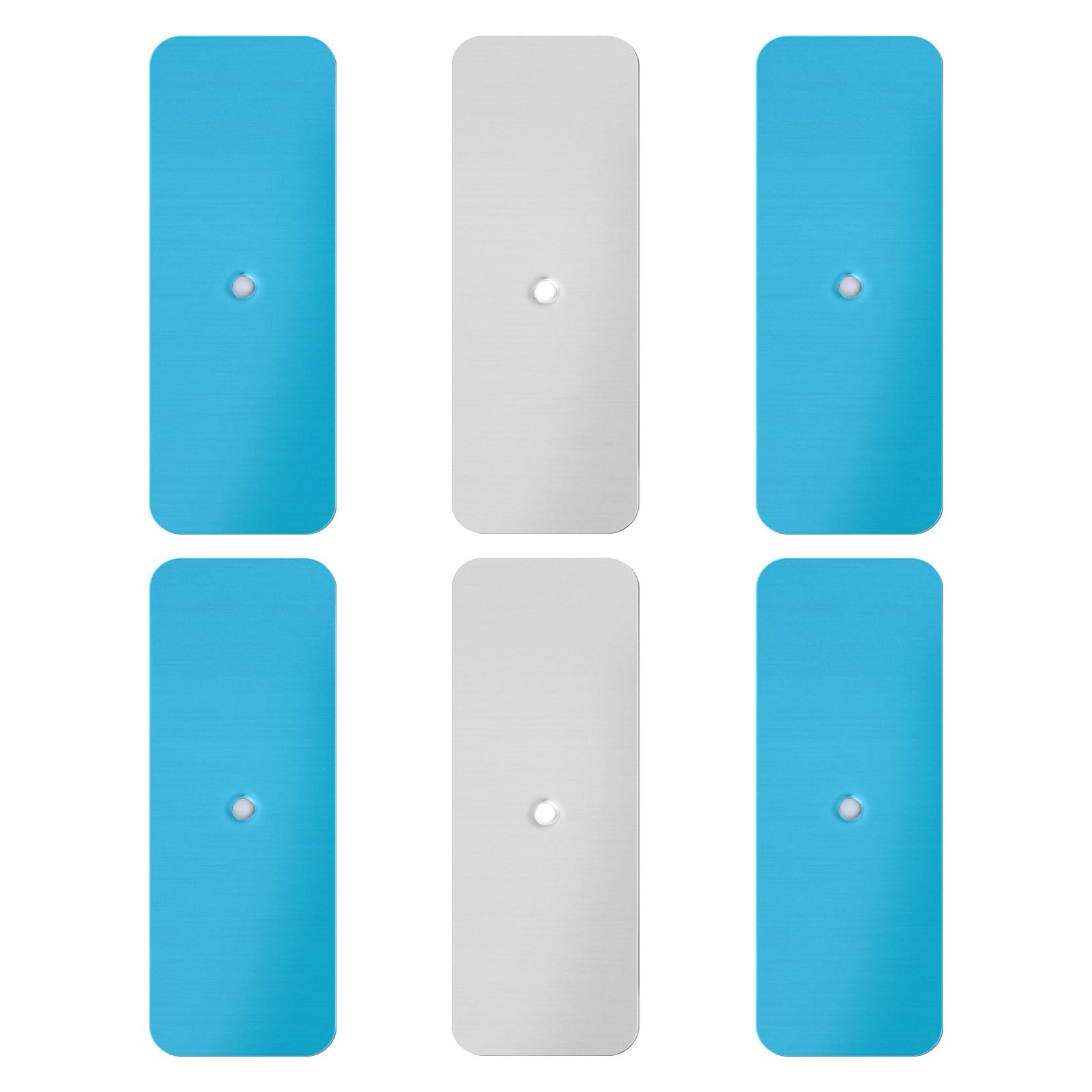 Gosknor 12 Pcs Under Cabinet Lights Magnetic Stickys  Replacement Metal Pads Self Adhesive Magnetic Bands for Wall Counter & Cabinet Lighting