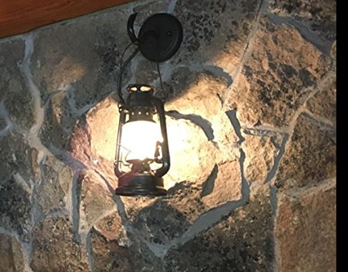 Muskoka Black Rustic Wall Sconce Lantern - Farmhouse Light Fixture For Bedroom & Kitchen
