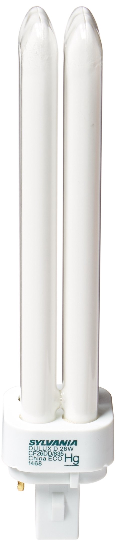 Sylvania 21114 Compact Fluorescent 2 Pin Double Tube 3500K  26-Watt