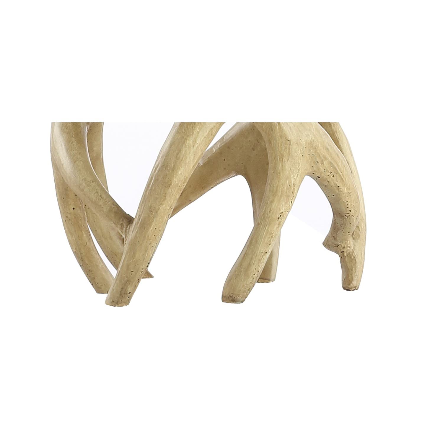 JONATHAN Y Vermont Antler Resin LED Table Lamp 19in Natural, Model JYL4034A, for Bedroom Living Room Office