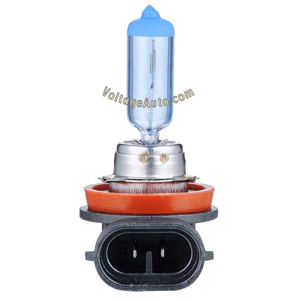 Voltage Automotive H11 Bulb Polarize White Replacement For Low Beam High Beam Driving Fog Light (4 Pack)