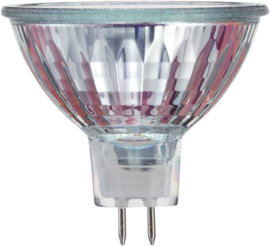 Mr16 Halogen Bulb 50W, Landscape Indoor Outdoor Flood, 2 Pin 12V Gu5.3 Base With Dimmable - Pack Of 10 Bundle With 1 Pack Of Dec