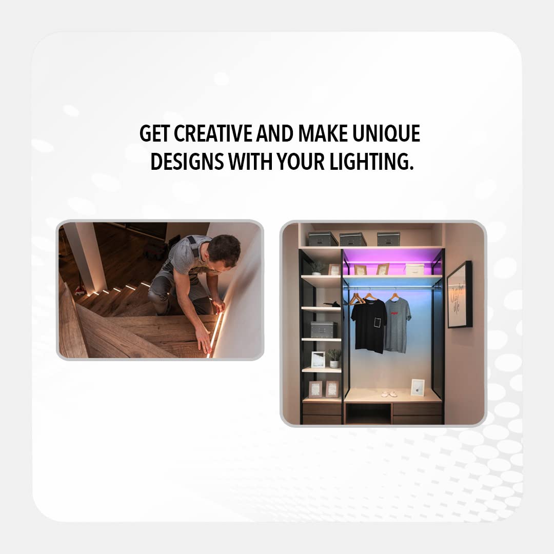 Light Solutions Extension Cable Compatible With Philips Hue Lightstrip V4 & Solo Lightstrip Lighting - Led Strip Led Lighting -