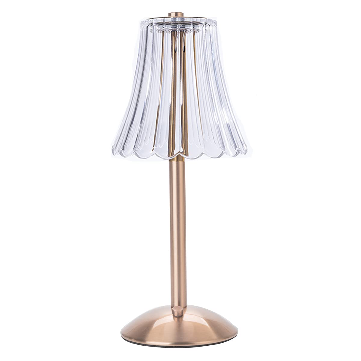 HEQET Cordless Table Lamps for Home Table Dining Room  Gold Rechargeable Lamps  USB Charge 12 Tall LED Brass Portable Outdoor Indoor Table Lamp with Built-in Dimmer (Sparkling Beverage Gold)