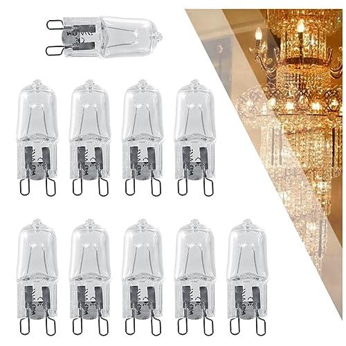 G9 Led Bulb Base Halogen Light Bulb, Warm White 2900K, 40W Halogen Equivalent, Non-Dimmable For Home Lighting, Pack Of 10