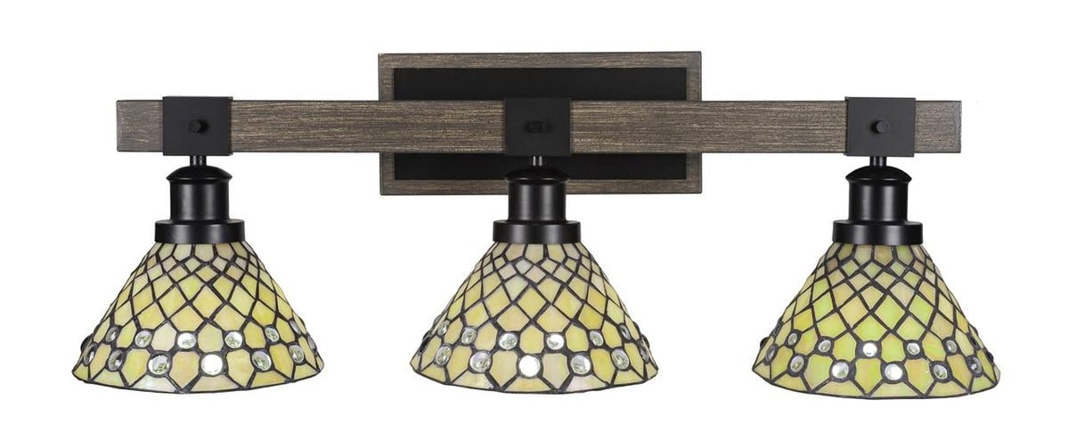 Tacoma - 3 Light Bath Bar-9.75 Inches Tall And Inches Wide