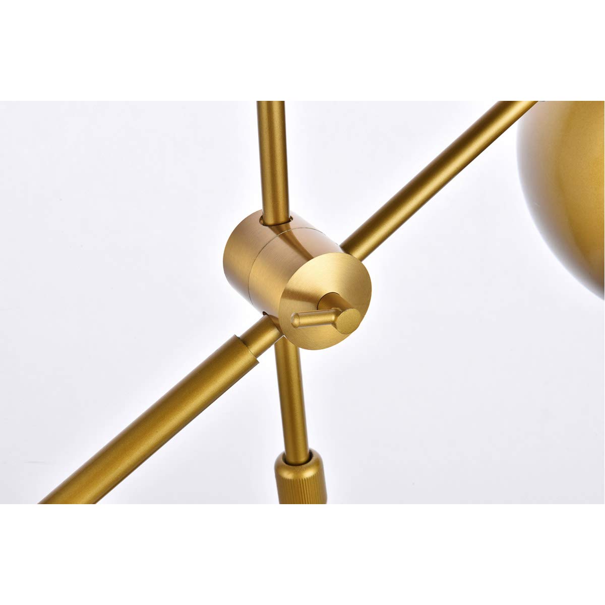 Living District Modern Home Decorative Forrester 1 Light Brass Table lamp