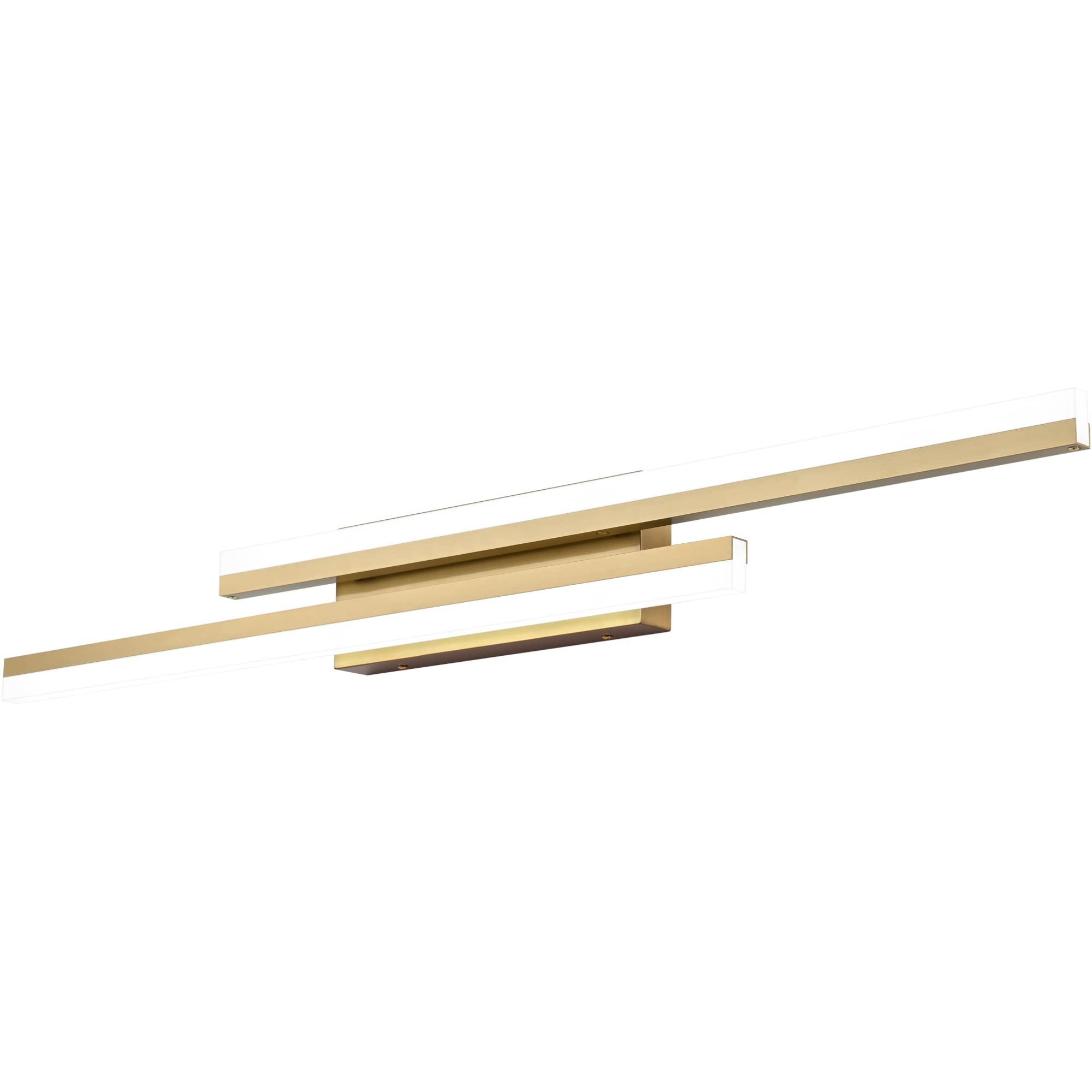 PRESDE 40inch Gold LED Bathroom Vanity Light Fixture, Dimmable Metal Over Mirror Lighting, Model bf4da24e-e804-4789-9810-4871eda49f
