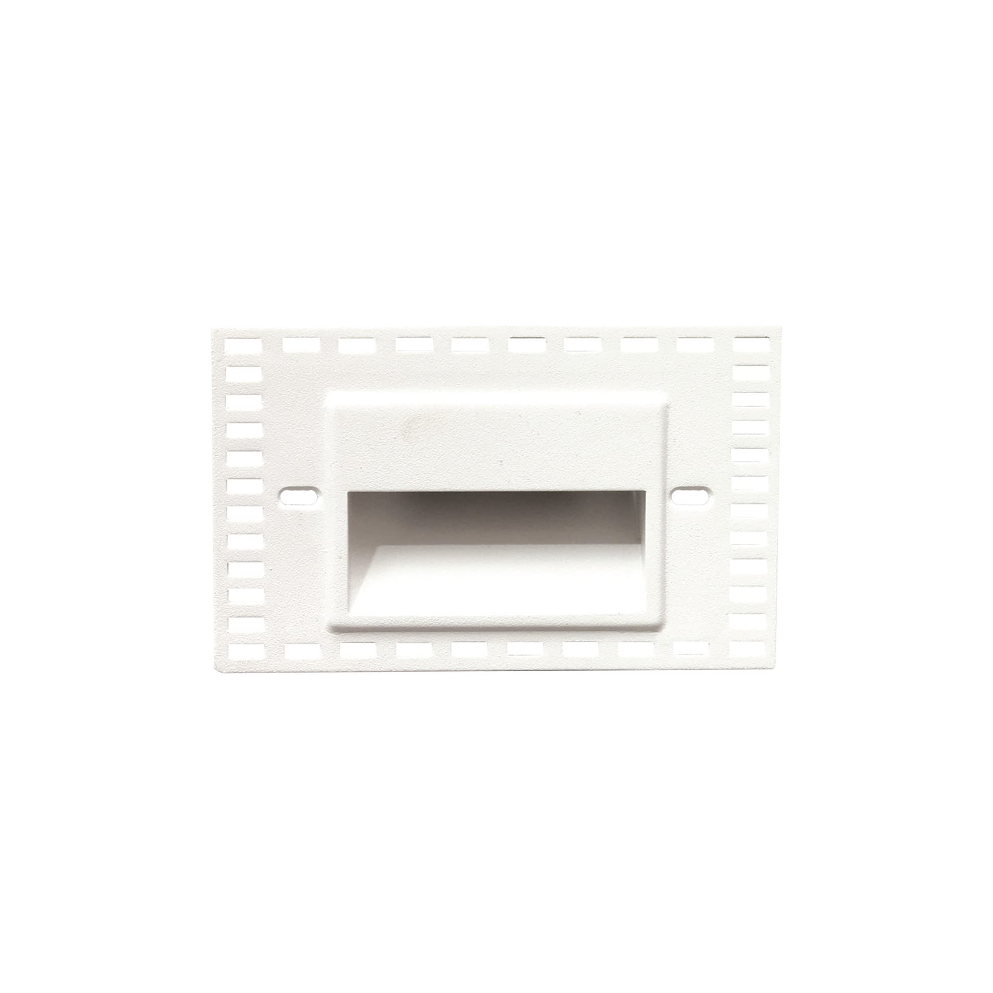 WAC Lighting LEDme Horizontal Trimless Step & Wall Light, 3000K Warm White, Silicone Rubber, Model WL-LED100TR-C-WT, White