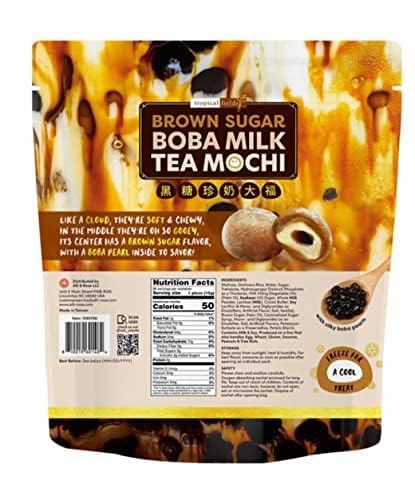 Tropical Fields Brown Sugar Boba Milk Tea Mochi, 318oz