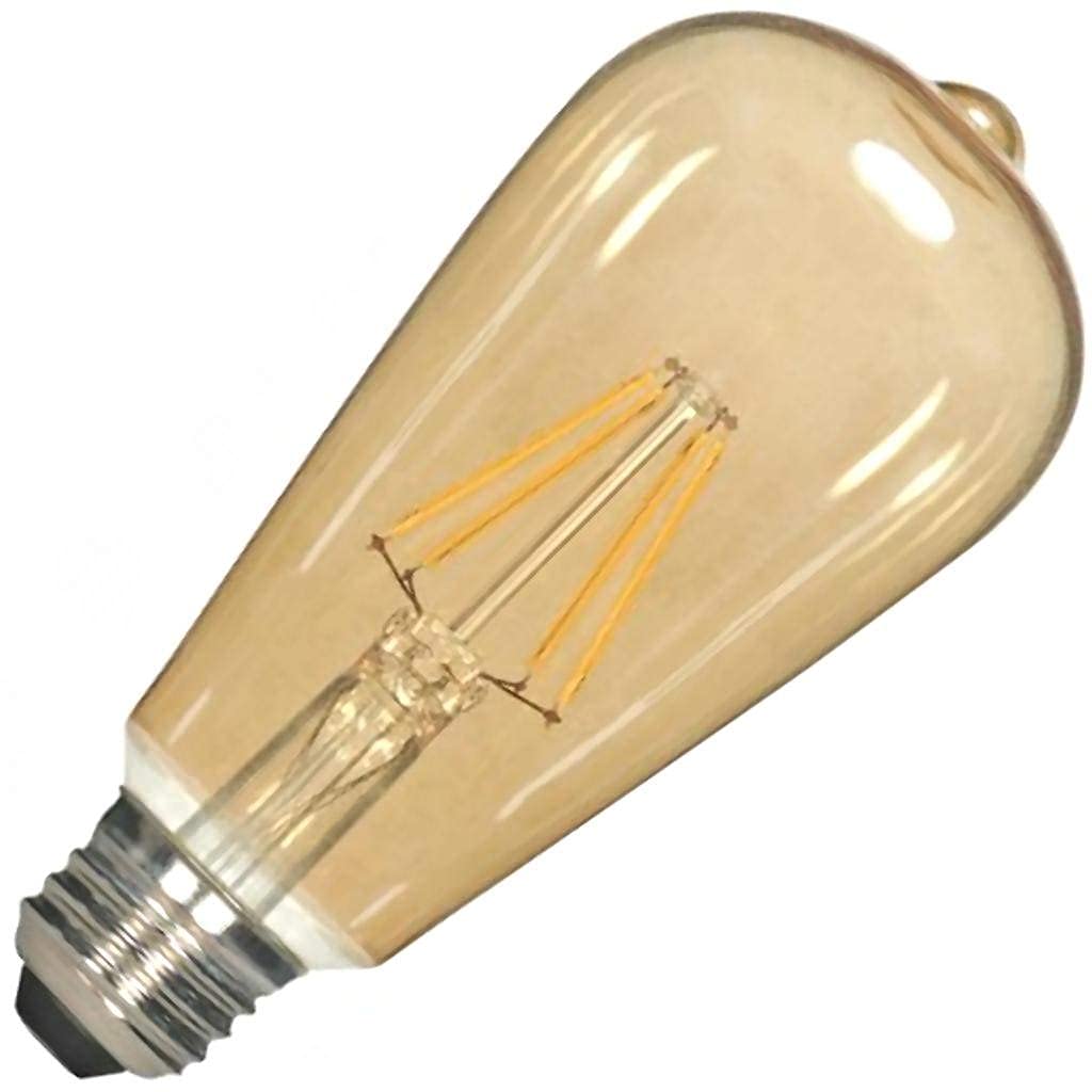 Satco S9578 Medium Bulb In Light Finish, 5.38 Inches, 400Lm/Meduim Base, Specialty St19-Shape