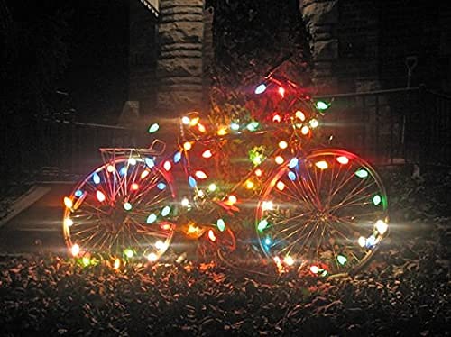 Doratale 25 Pack C9 Multicolor Christmas Light Bulbs, C9 Multicolor Ceramic Replacement Bulbs For Christmas String Lights, E17 I