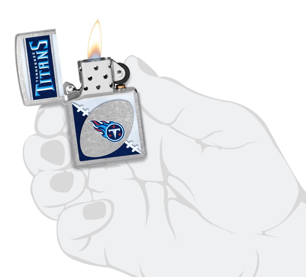 Zippo Nfl Tennessee Titans Street Chrome Pocket Lighter