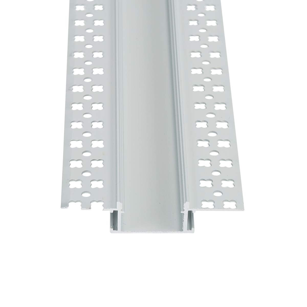 StarlandLed 5-Pack LED Aluminum Channel, Slim Design, 6.6ft Length, Silver Finish, Includes Diffuser and End Caps
