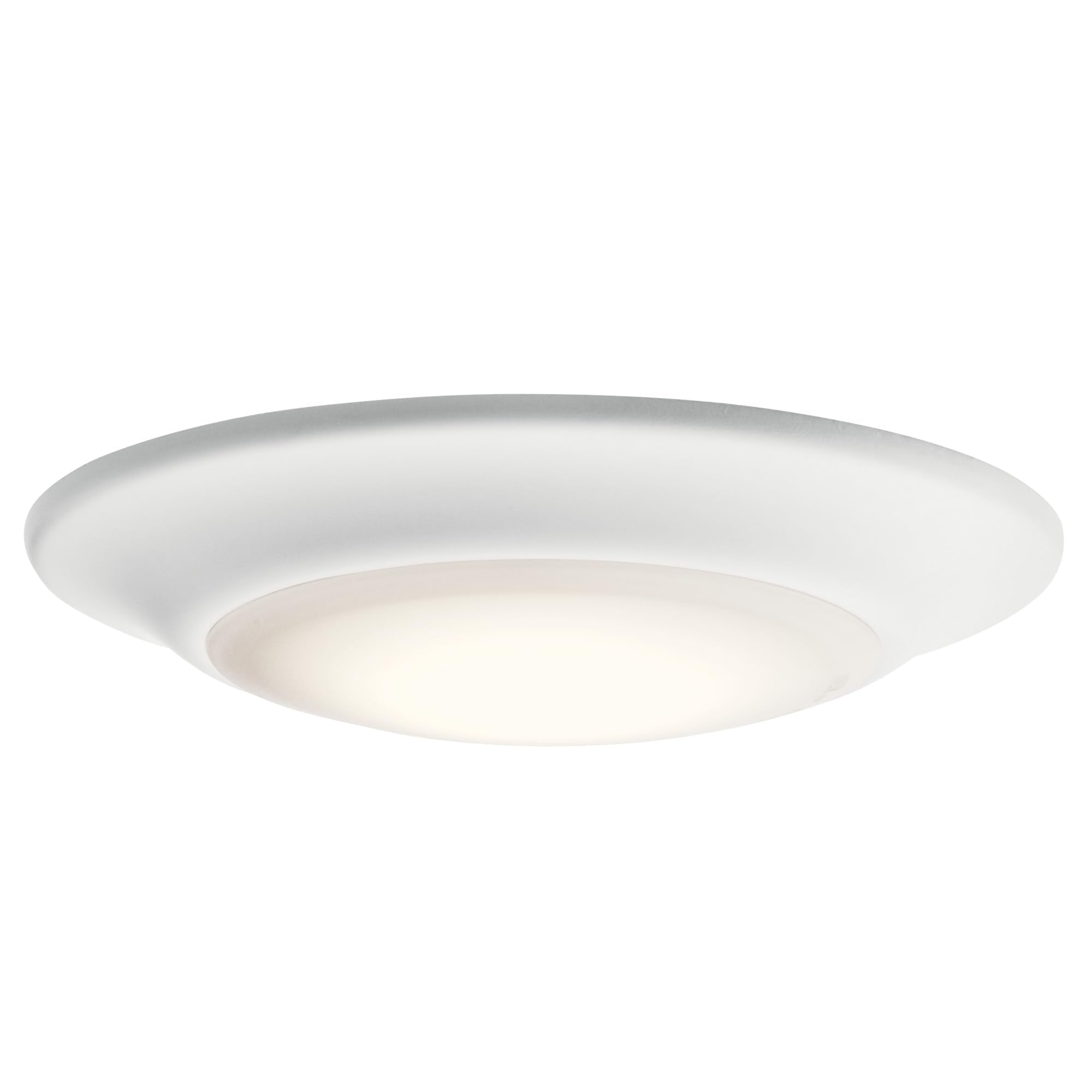 Kichler 43848Whled40T Flush Mount, 1-Light Led 18.5 Watts, White