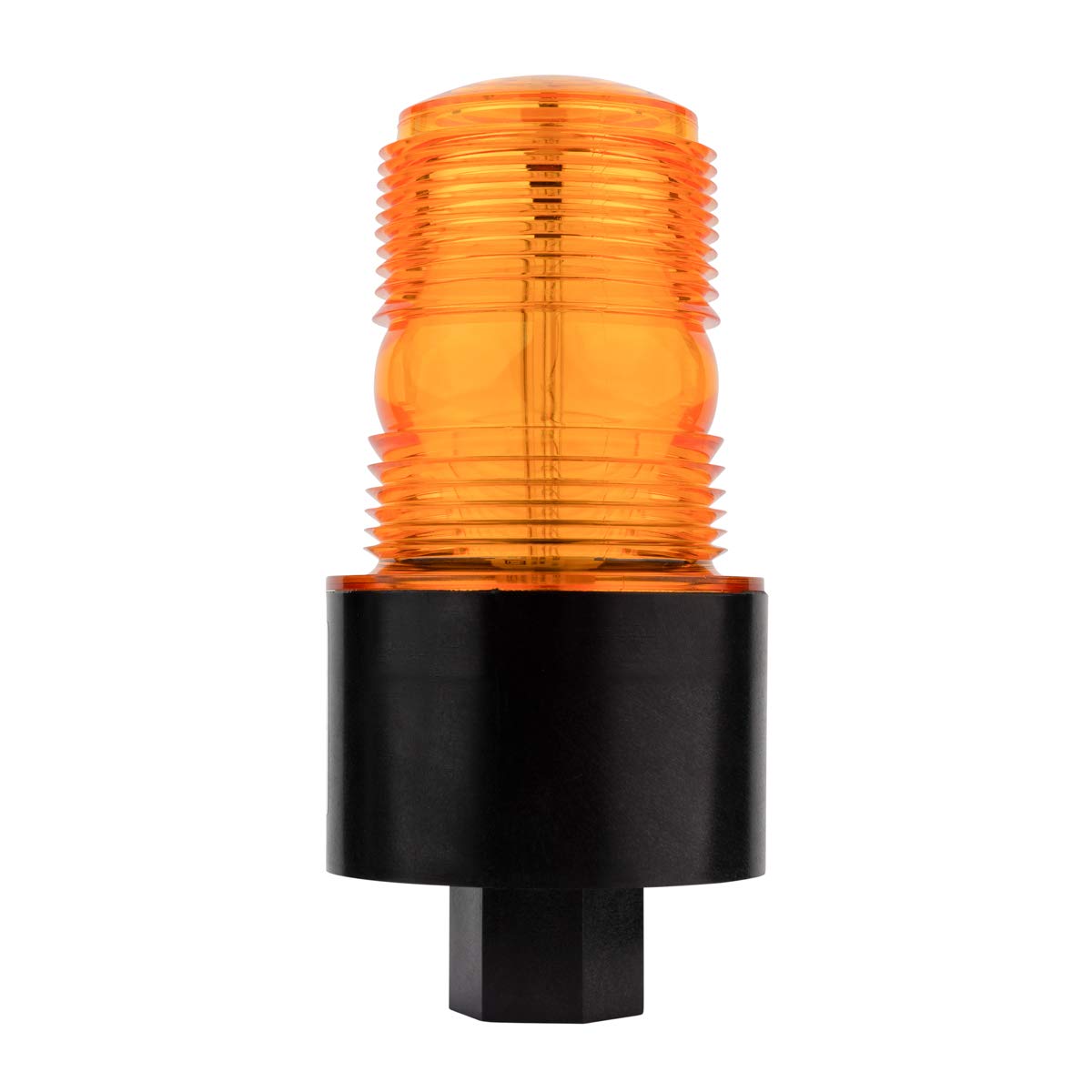 TOMAR 490S-120-A Microstrobe Warning Beacon, 120VAC, Amber, 1/2 in Female Pipe Mount