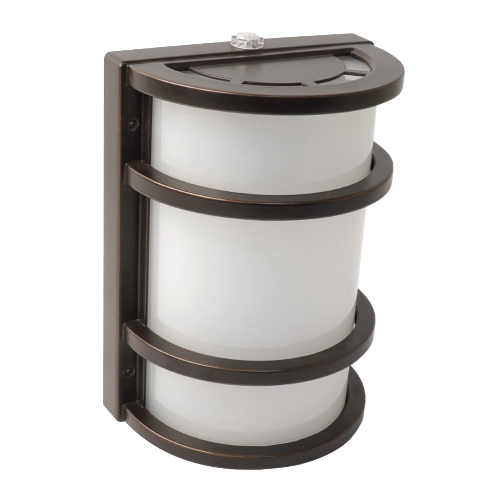 Feit Electric Dusk to Dawn LED Security Wall Light 5000K Model 73702 Half Moon Bronze Aluminum