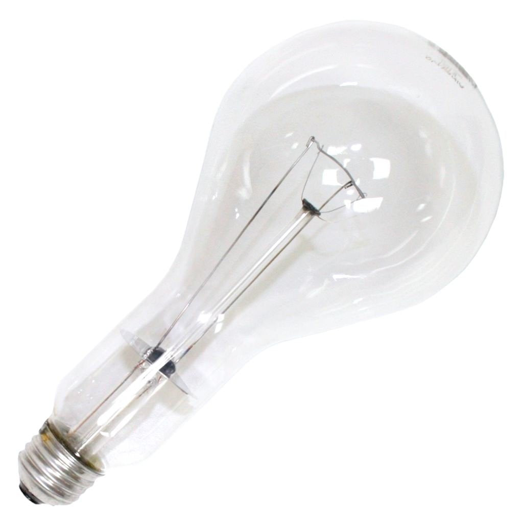 LEDVANCE 300W PS30 Incandescent Light Bulb, Dimmable, E26 Medium Base, 130V, Clear Finish, Model 15744