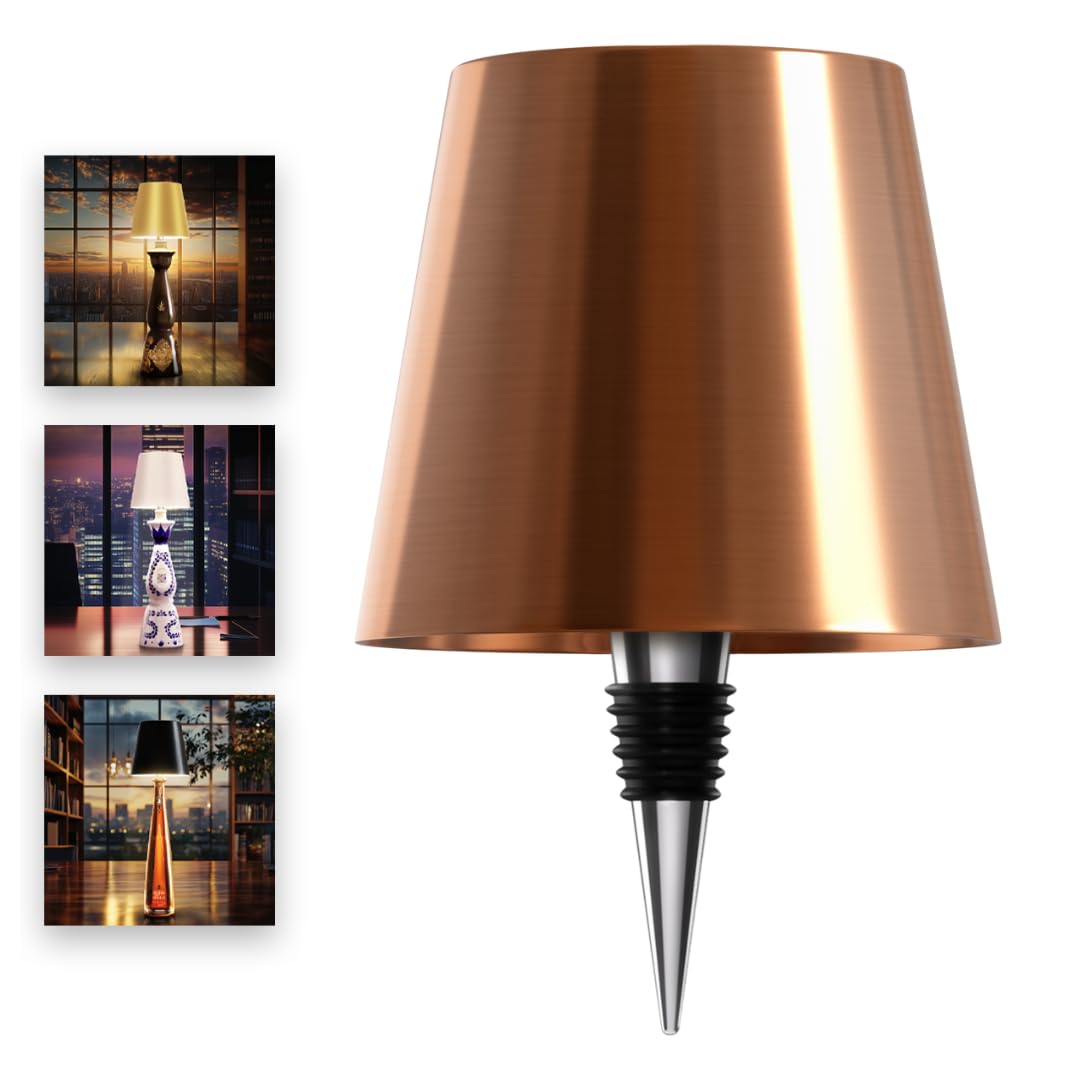 PRIDOLA Wireless Bottle Lamp for Any Type of Bottle - LED Bottle Lamp for Indoor & Outdoor, 100% Waterproof, Adjustable Brightne