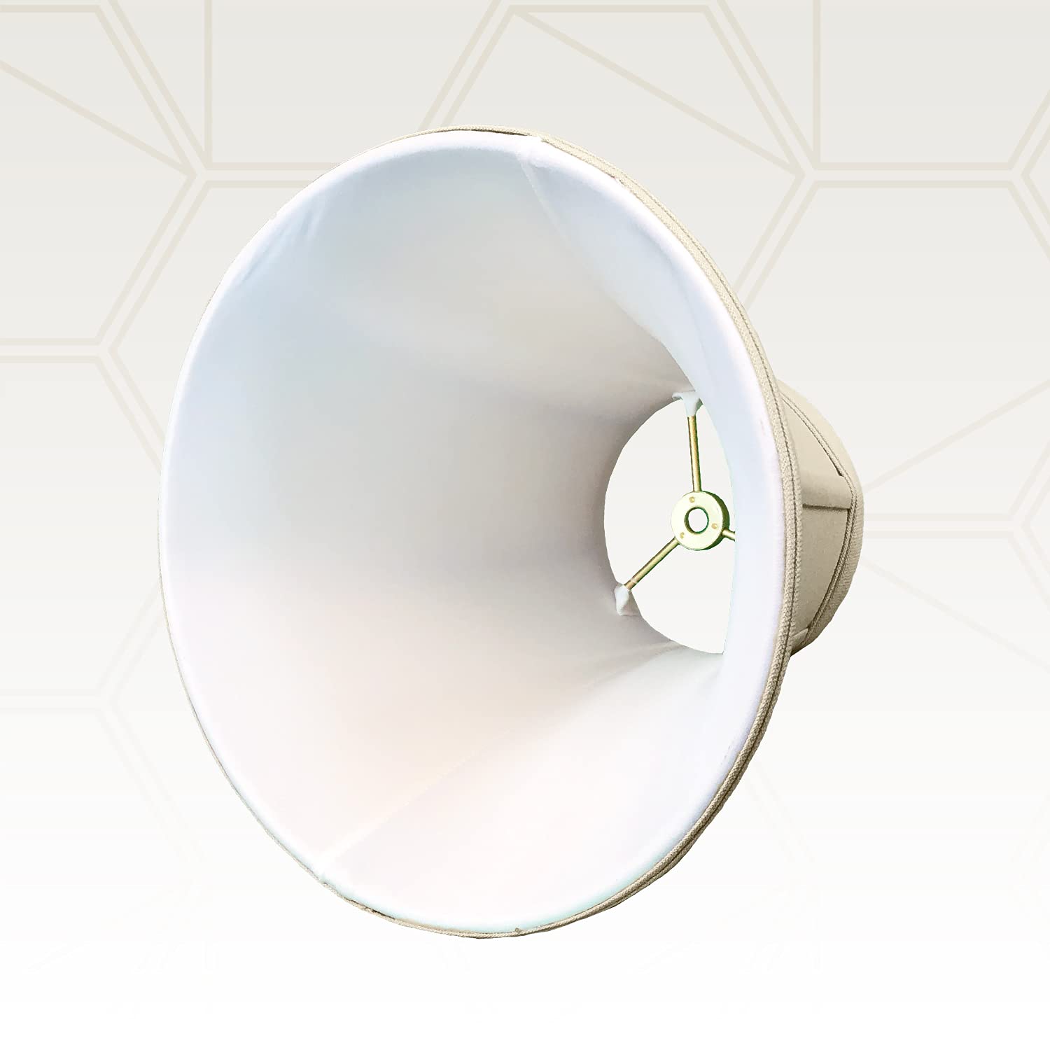 Royal Designs, Inc. True Bell Lamp Shade, Linen Beige, 4&quot;&quot; X 8&quot;&quot; X 7.25&quot;&quot;&quot; (Bs-704-8Lnbg)