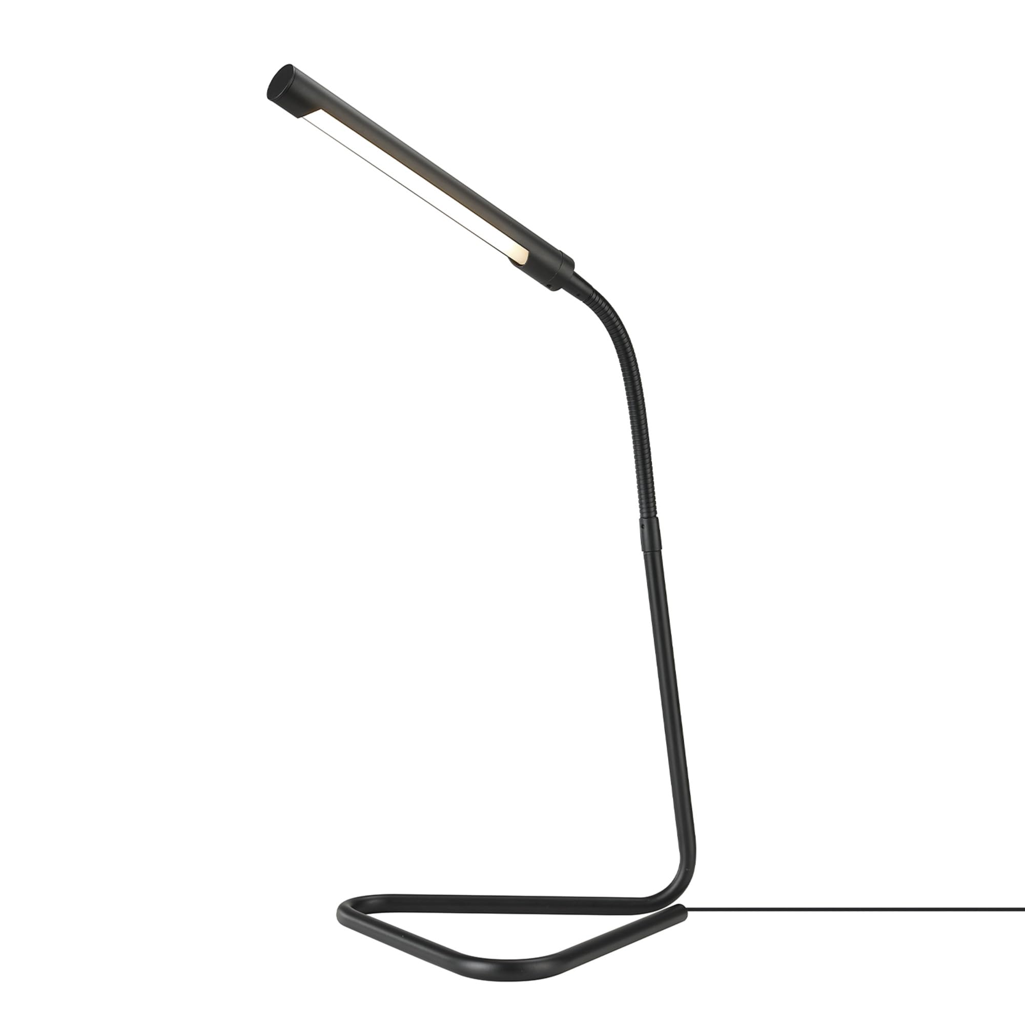 Globe Electric 56060 Arden 12'' Led Integrated Desk Lamp, Adjustable Gooseneck, In-Line On Off Switch, Usb Cable Included, 7 Wat