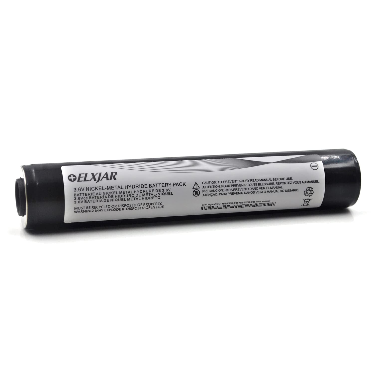 YUTSUJO Rechargeable Battery Pack 3.6V 3000mAh NI-MH for Streamlight Stinger DS & Pelican M9 (2-Pack)