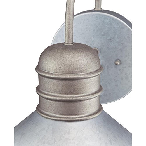 Westinghouse Watts Creek One-Light Outdoor Wall Fixture, Galvanized Steel Finish, Model 6360900