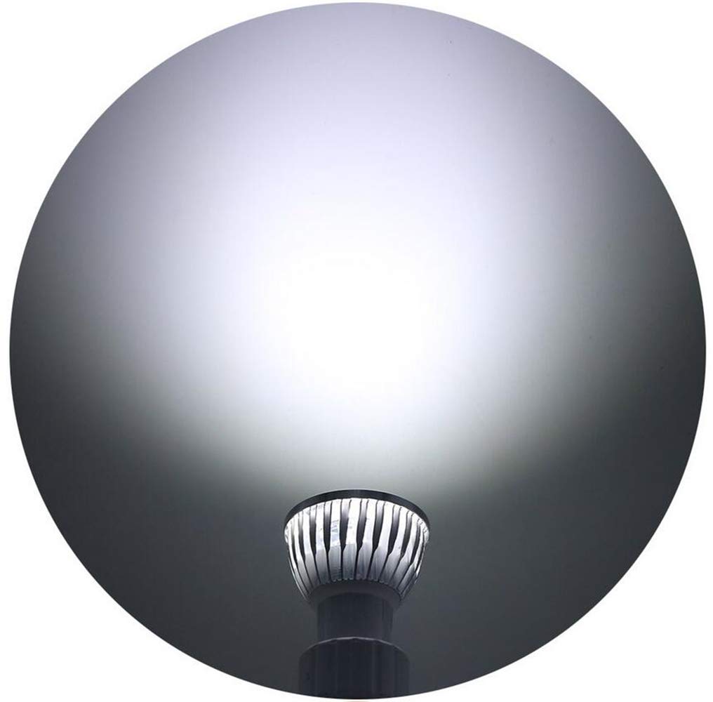 K JINGKELAI GU10 LED Bulbs 3W Cool White 6000K MR16 Base 6 Pack Non-Dimmable 40° Beam Angle
