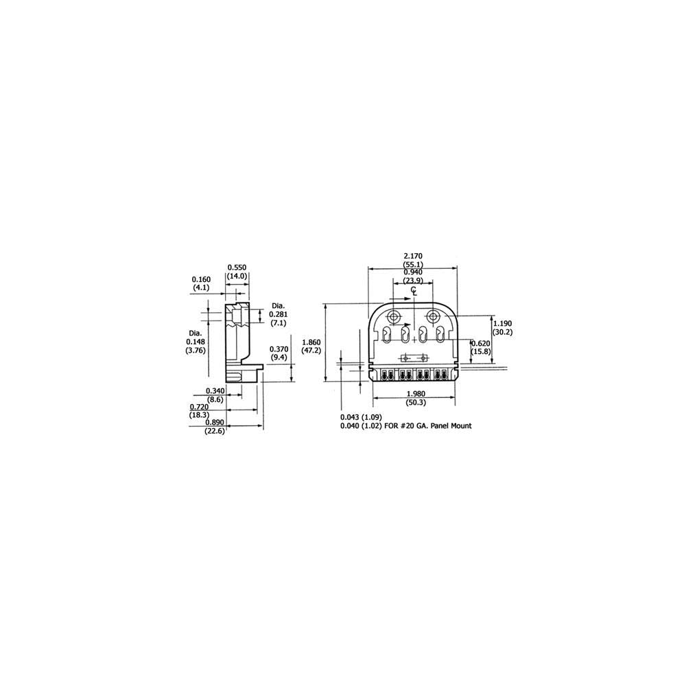 Leviton 13452 Fluorescent Medium Bi-Pin Socket, 18/24/36W, 660W 600V, White, Viton Material