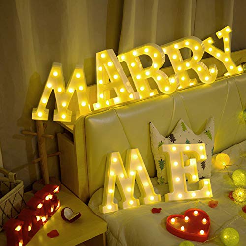 Creation Core 8.7&quot; Tall Large Led Love Marquee Signs Battery Operated Warm White Light Up Letters For Home Bedroom Wedding Table Wall Decor, Love