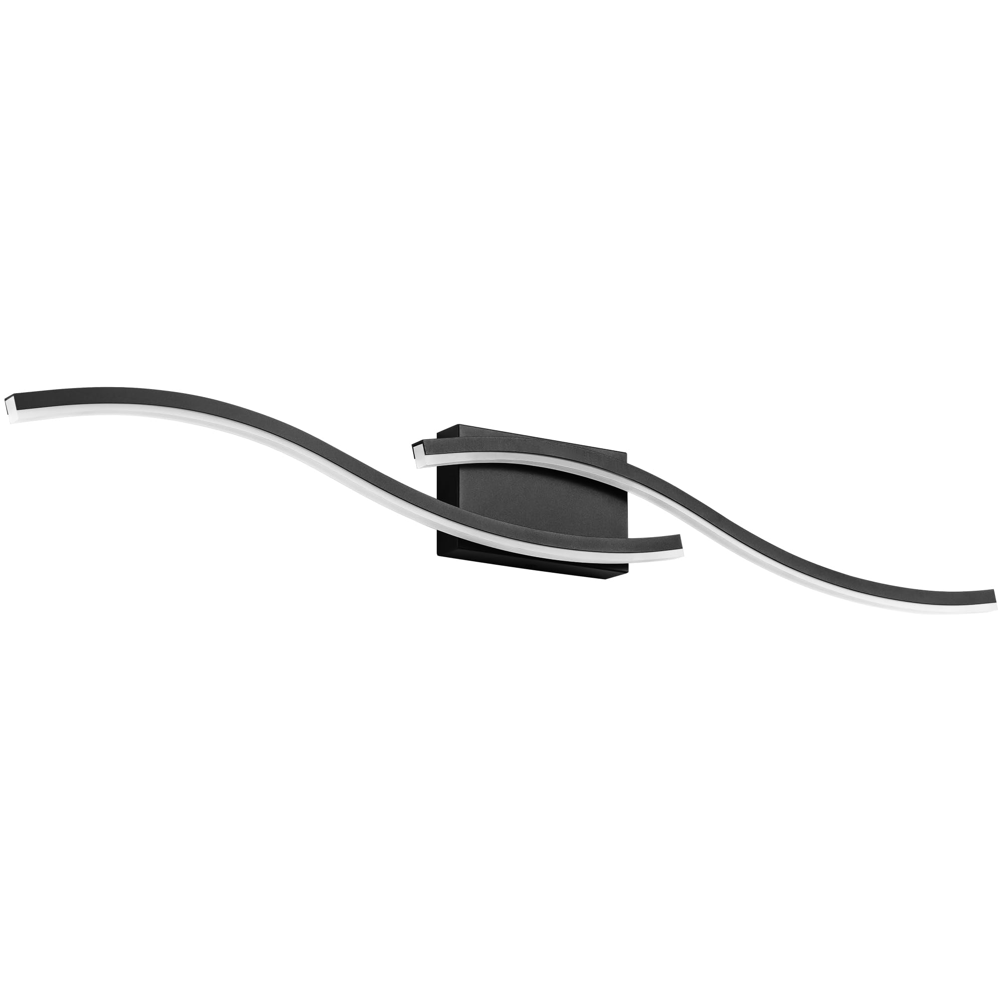 PRESDE 40 Inch Black LED Vanity Light Bar - Dimmable 3CCT Metal Bath Lighting Over Mirror