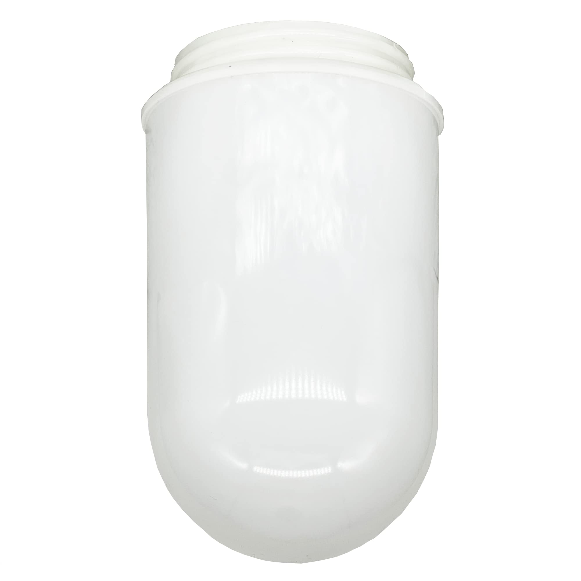 KastLite Acrylic Downlight Jelly Jar, 5in Indoor/Outdoor, White Domed, 3.25in Diameter, Smooth Texture, 1 Pack