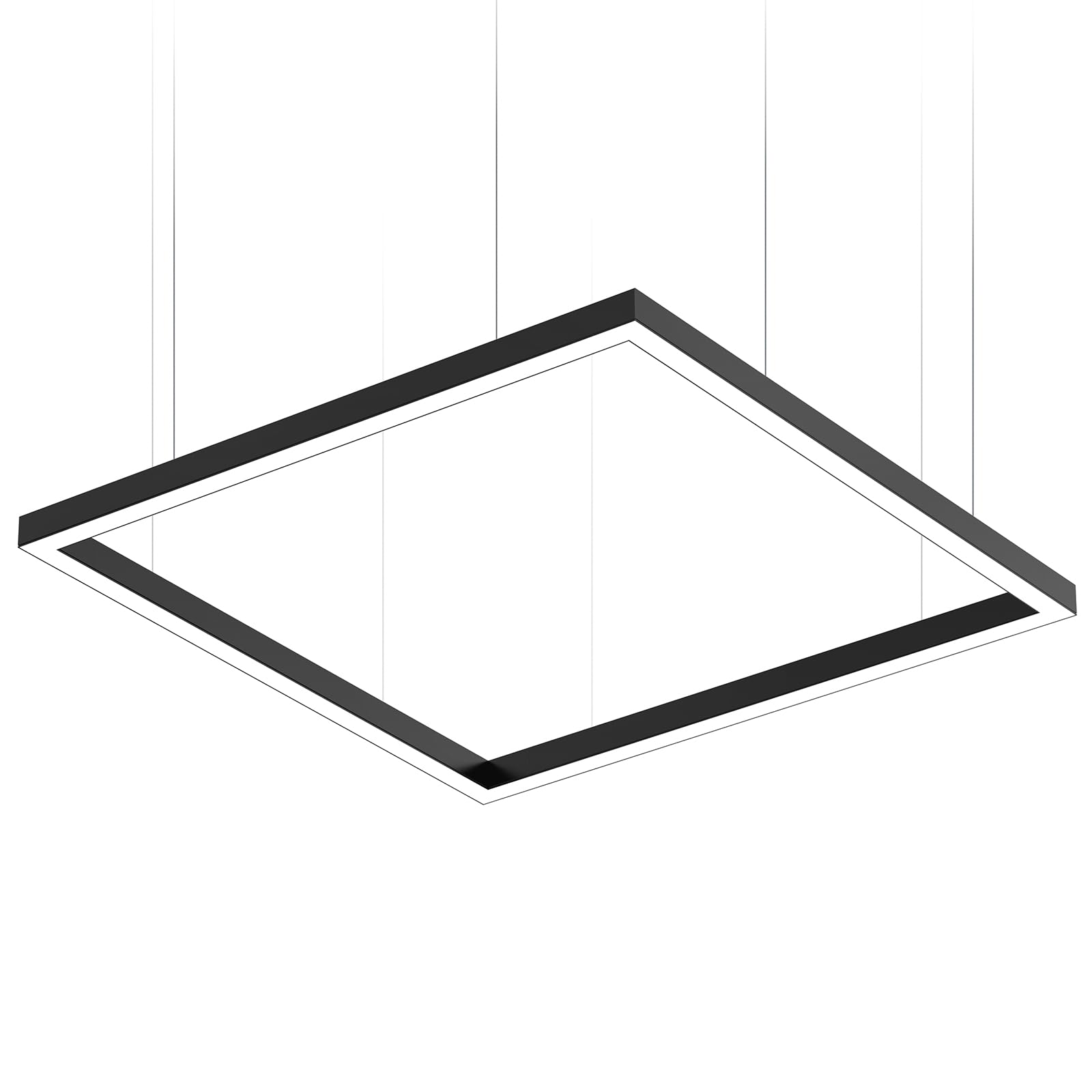 Barrina LED Linear Light Fixture, 9FT x 5FT, 306W, 30600LM, Color Changing 3000K-6000K, Black, Model 9d