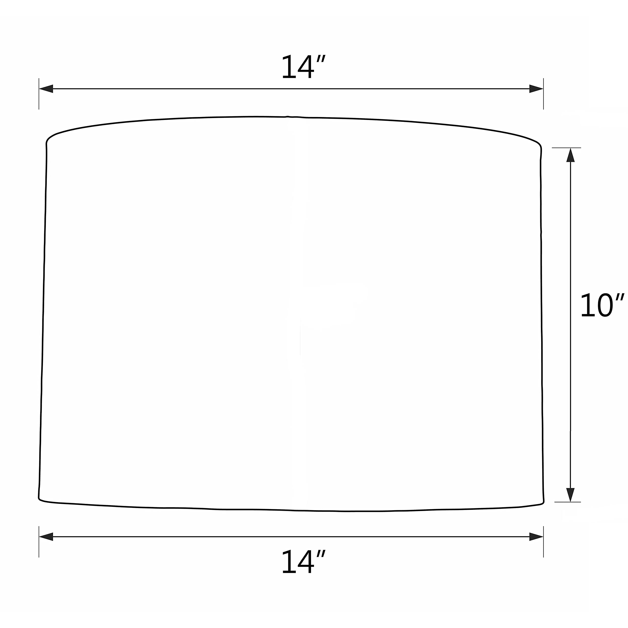 Aspen Creative 31012A Transitional Hardback Drum Shape Spider Construction Lamp Shade In Off White, 14&quot; X 14&quot; X 11&quot;