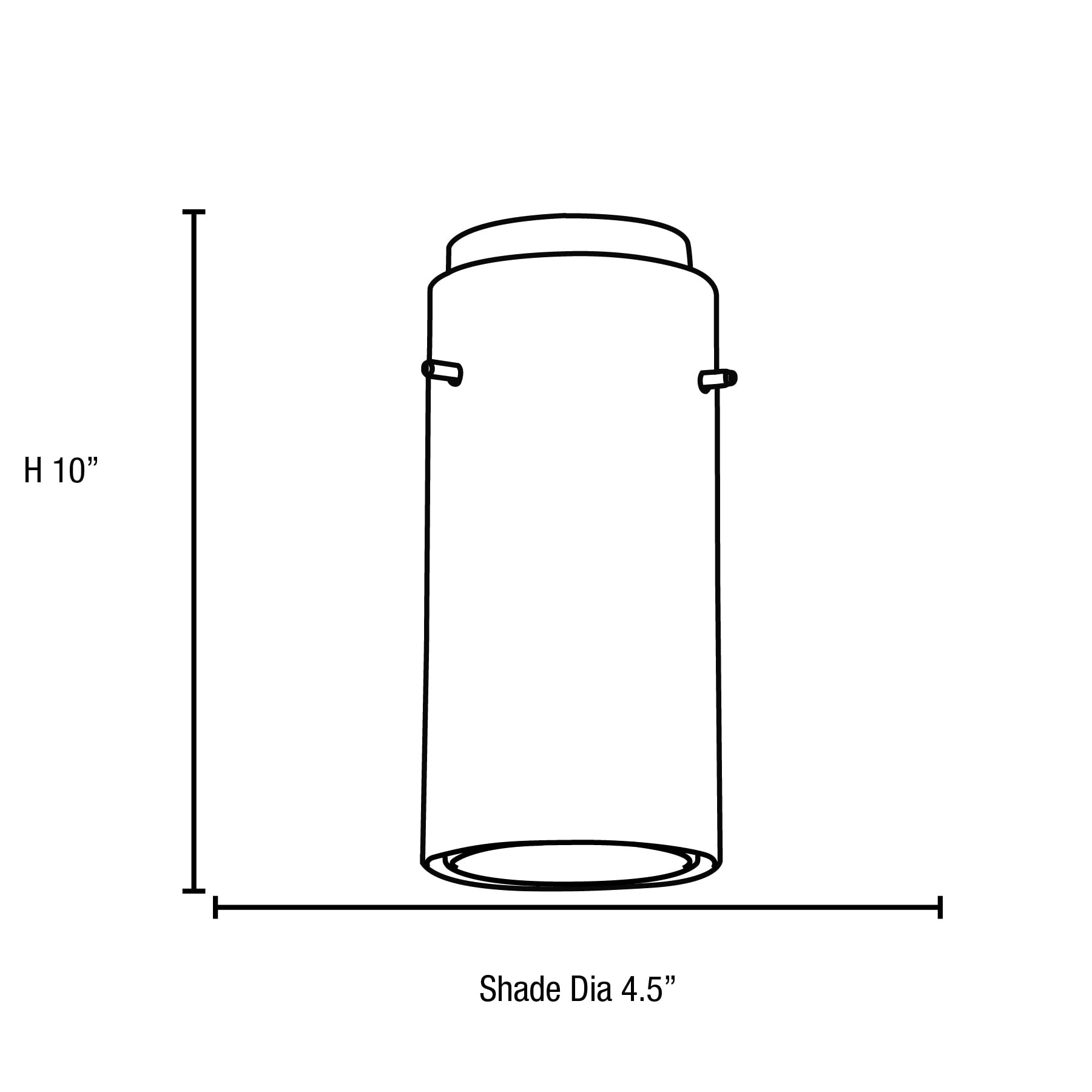 Glass`N Glass Cylinder Pendant - Rods - Oil Rubbed Bronze Finish - Clear Amber Glass Shade