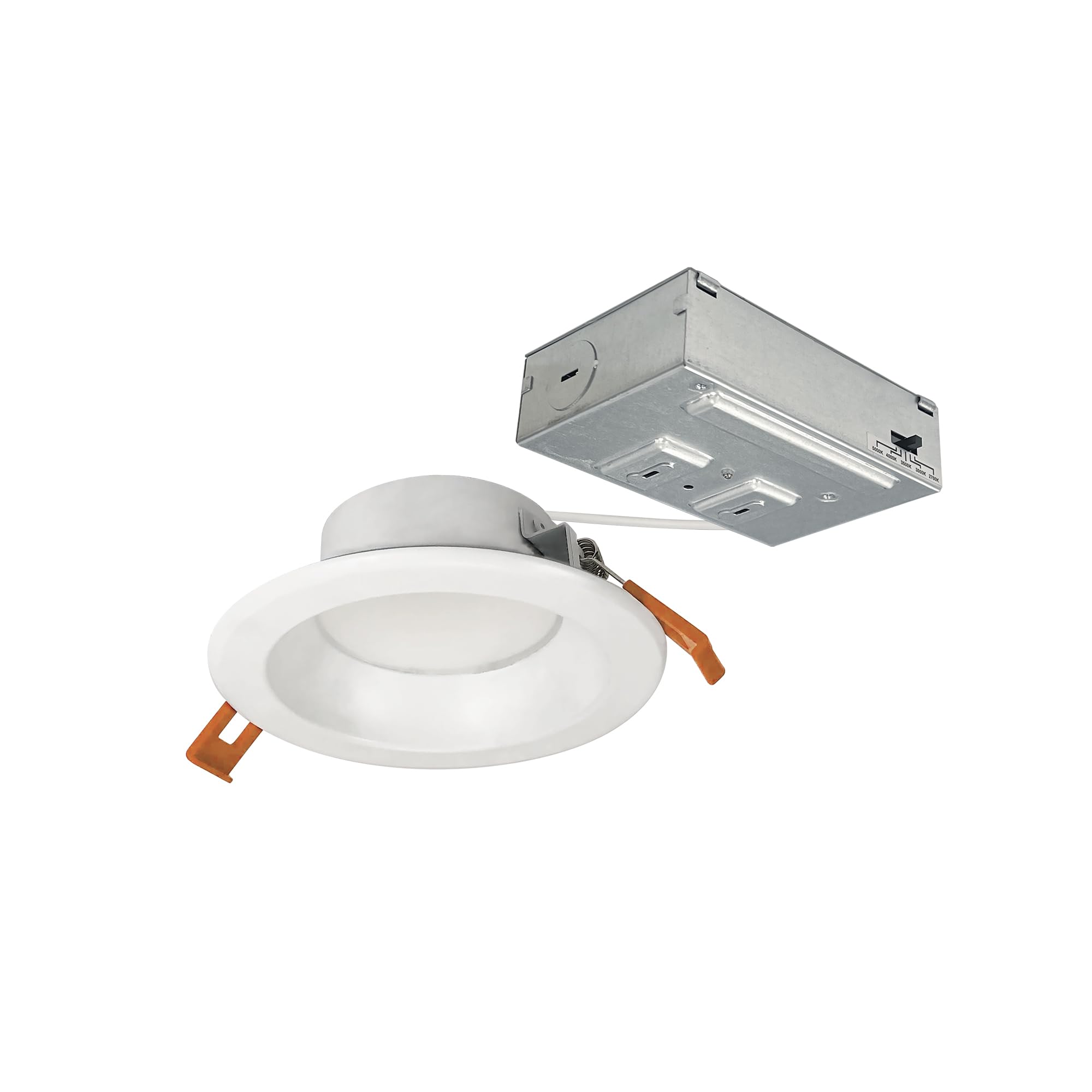 Nora Nlth-41Tw-Mpwle4 Theia Led Downlight With Selectable Cct (2700K/3000K/3500K/4000K/5000K), No Housing Required, Matte Powder