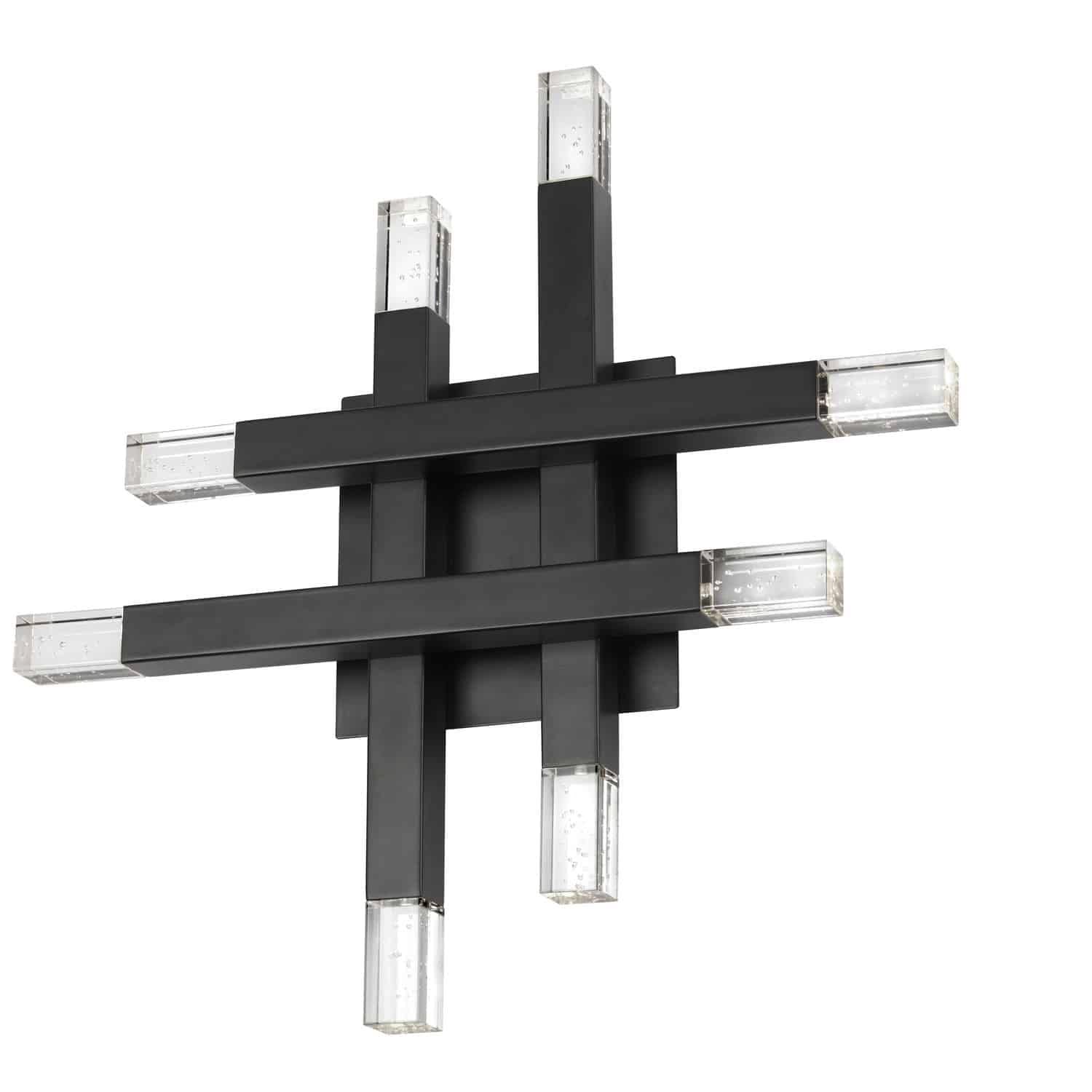 Dainolite 24W Wall Sconce Metal Matte Black FCS-1432W-MB