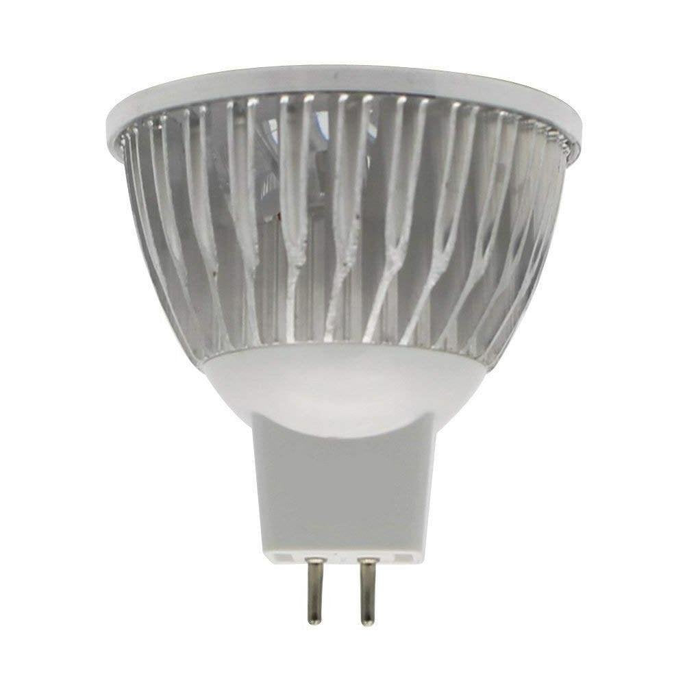 K JINGKELAI MR16 LED Bulbs 3W Cool White GU5.3 12V 10 Count Metal