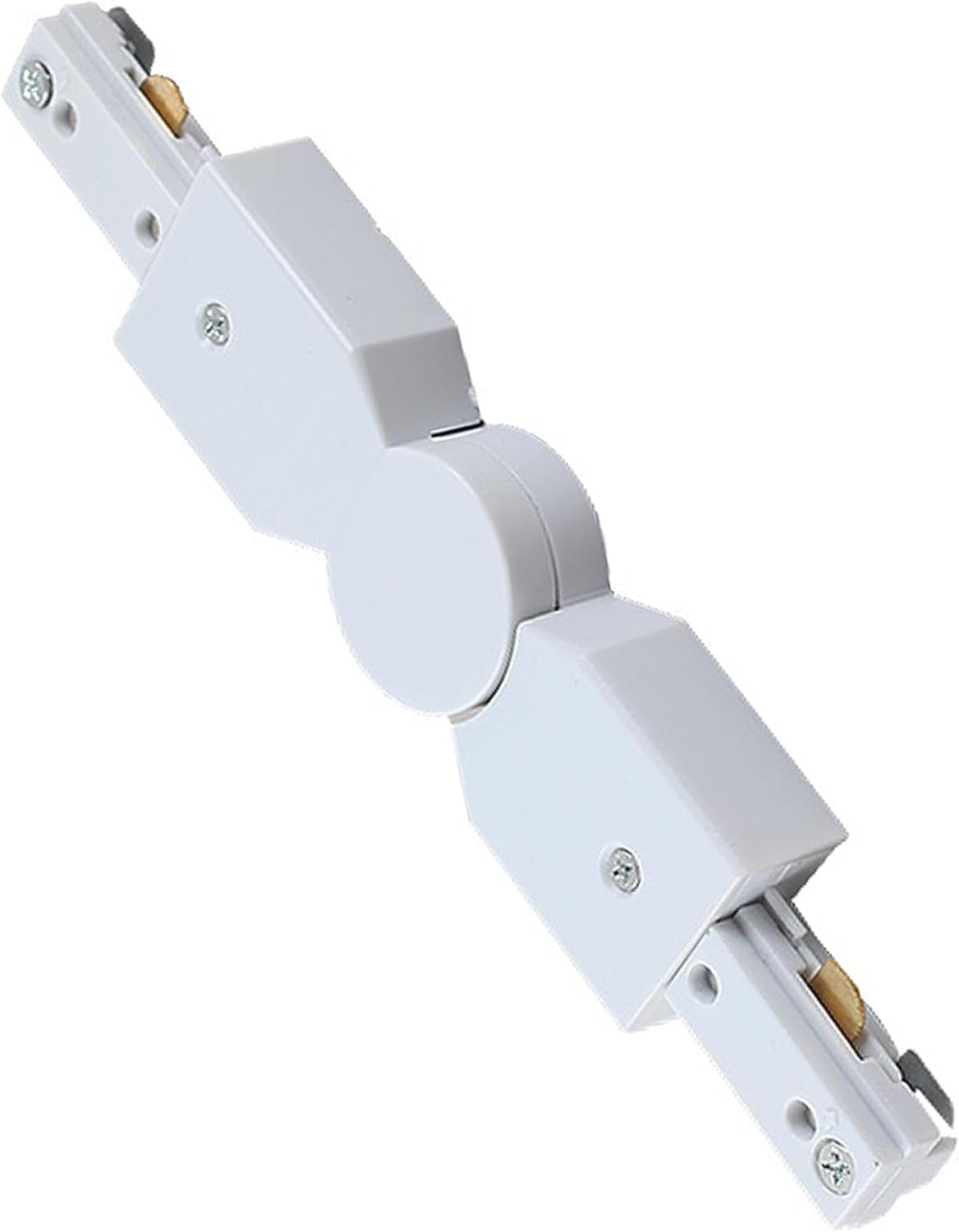 Yuemegou Track Connector for H Track System, H Type Track Lighting Accessories,H Track Adjustable Connector for 3-Wire-1 Track R