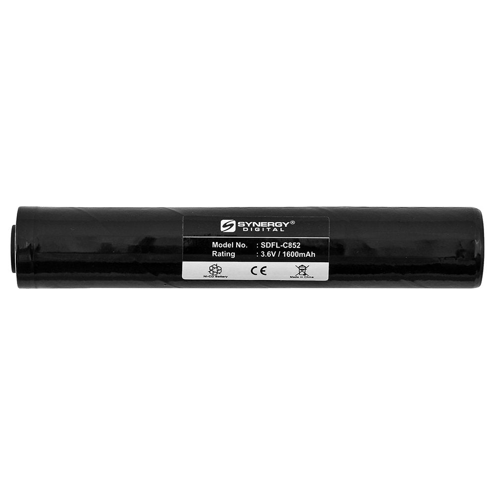 Synergy Digital Flashlight Batteries, Compatible With Streamlight 75175 Flashlight Batteries (Ni-Cd, 3.6V, 1600 Mah), Set Of 3