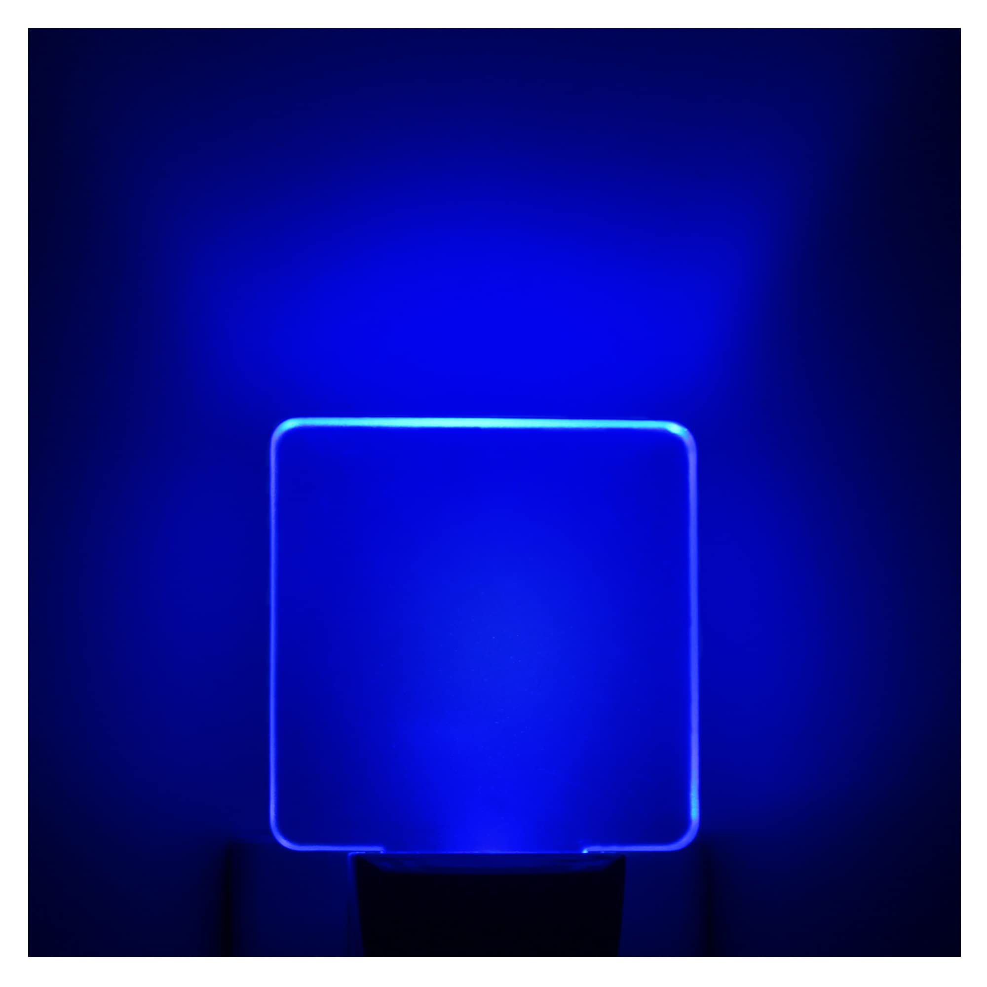 U4Glory Blue Led Night Light Plug-In 4 Pack, Dusk To Dawn, 0.5W For Bathroom, Nursery