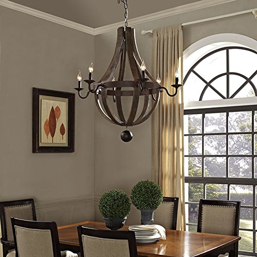 Modway EEI-1570 Ballista Chandelier, 36 x 36 x 38, Antique Brass