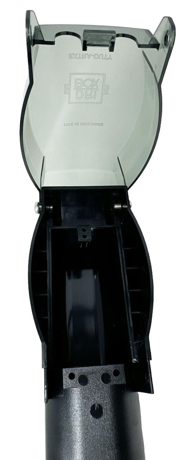 Imbaprice Imba-Gpd19B-1 19.5'' Low-Profile Outdoor Landscape Lighting Garden Post Enclosure For Gfci Devices With Integrated Cov