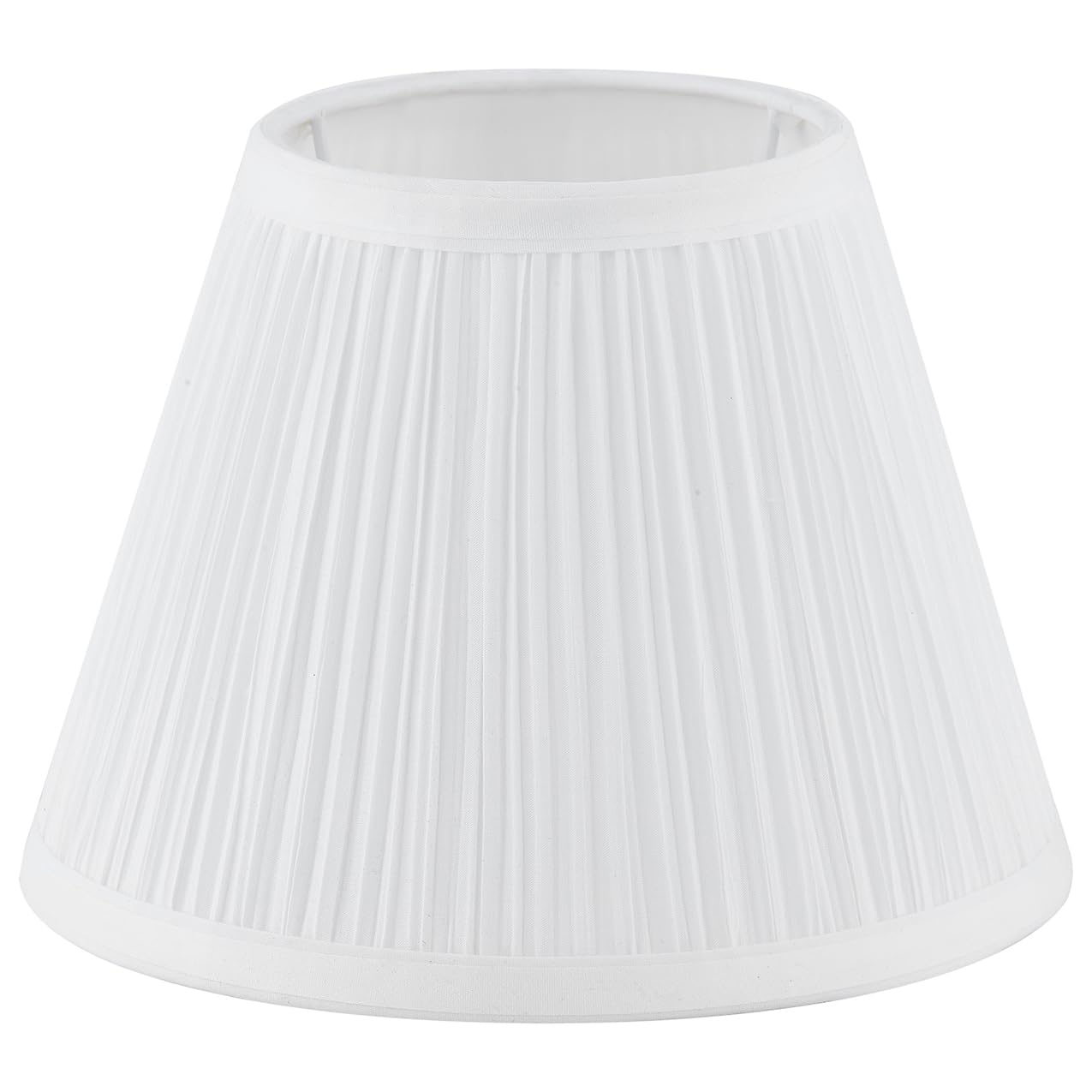 Uno Lamp Shade,Drum Pleated Lamp Shade 5'' Top x 9'' Bottom x 7'' Slant Height,Barrel Small Replacement Lampshade (Slip Uno Fitt