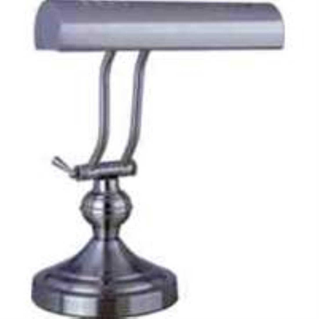 Boston Harbor ATB-8004 Piano Desk Lamp, Satin Nickel, Metal, Silver