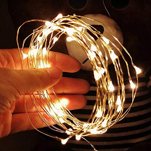 Glimmer Lightings Fairy Thin LED Flexible String Light Multi-function 10 Meters Plug operated for Home Decoration Party Diwali -